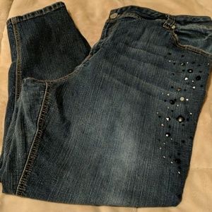 Lane Bryant 3/4 Length Capri Jeans